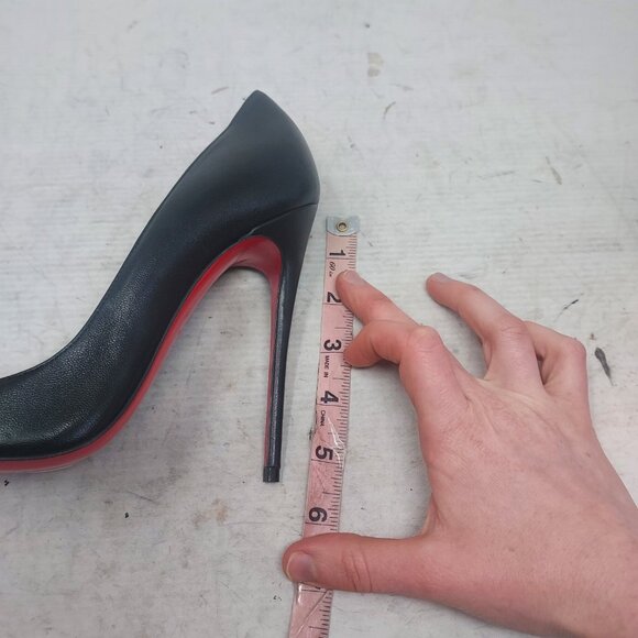 CHRISTIAN LOUBOUTIN So Kate Black Pump Heel Shoe - Picture 11 of 12